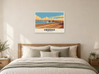 Mumbles Pier, Swansea Poster at A1, as a poster, above a bed