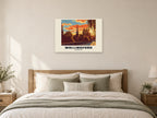 Wallingford Poster — St Peter's Church at A1, as a poster, above a bed