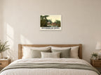 Whitchurch-on-Thames, 1890s Heritage Print at A2, as a poster, above a bed