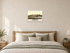 Windsor Castle from the River, 1890s Heritage Print at A2, as a poster, above a bed
