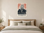 All Saints Church, Wokingham Poster at A1, as a poster, above a bed