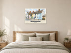 Broad Street, Wokingham Poster at A1, as a poster, above a bed