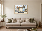 Broad Street, Wokingham Poster at A1, in an oak frame, in a sitting room